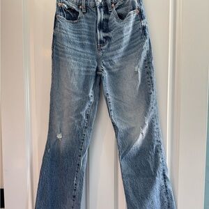 Pistola distressed mid-rise boot cut jeans